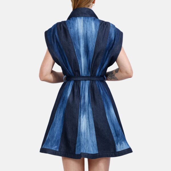 Denim Mini Aurora Dress Lox8 - Image 3